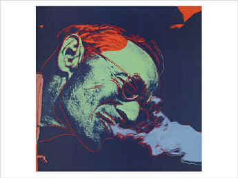 Hermann Hesse nel ritratto di Andy Warhol